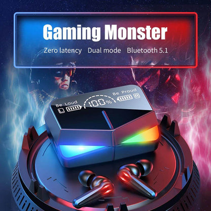 M28 Gaming Wireless Earbuds with RGB Lights & Digital LED Display My Store